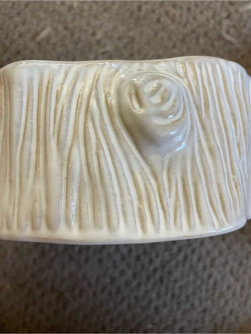 Ceramic Dog Bowl in Cream white- The Life of Ryley